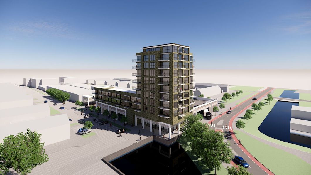 supermarkt en appartementen Vlaardingen